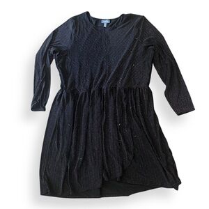 Modcloth Shimmering Black Dress